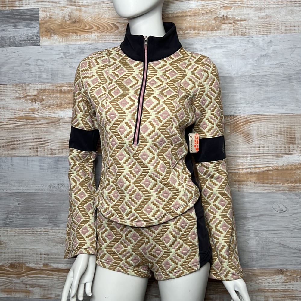 NWT Free People [FP Movement] Solstice Set Jacket Shorts 2-Piece Outfit Small - Picture 3 of 12